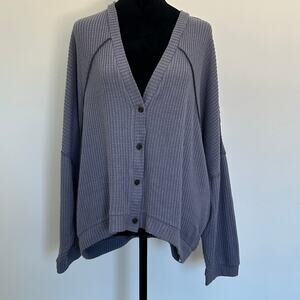 Out from Under Urban Outfitters, Waffle Knit, Inside Out, Oversize Large